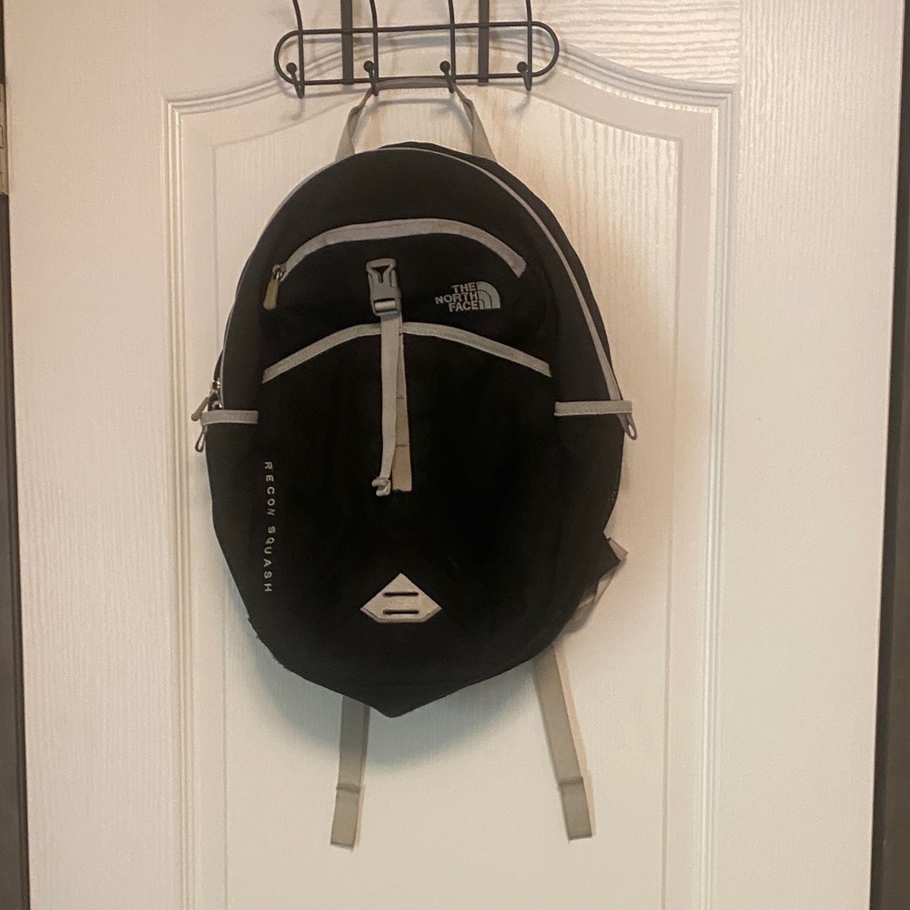 The North Face Black and Gray Backpack